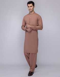 Tissu 100% coton, style islamique décontracté pour hommes, shalwar kameez d'été pour hommes, prix raisonnables, shalwar kameez pour hommes respirant - Product Image 4