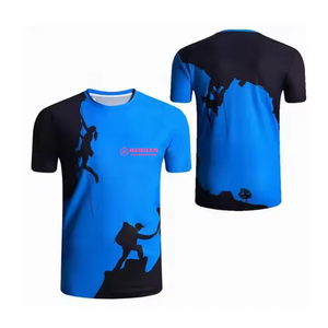 เสื้อยืดพิมพ์ลายดิจิทัลสำหรับผู้ชาย ผ้าฝ้าย 100% เสื้อเปล่าสำหรับโฆษณา สั่งทำได้ตามต้องการ โปรโมชั่น เสื้อทรงหลวม คอโอ ไหล่ตก เป็นมิตรกับสิ่งแวดล้อม - Product Image 6