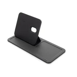 Base di Ricarica Wireless 3-in-1 Swiss Peak per Gadget da Ufficio Sostenibili - Product Image 1