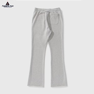 กางเกงวอร์มลำลองของผู้ชาย2025กางเกงปลายบานผ้าฝ้าย100% พิมพ์ลายหน้าจอเชือกน้ำหนักเบาระบายอากาศได้นุ่มผ่อนคลาย - Product Image 6