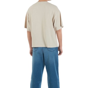 Loose Fit Men <b>Down</b> Shoulder Longline Plain Blank Lightweight 180 Gsm 100% Cotton O-Neck Anti-Pilling T-Shirt Men Clothes - Product Image 5