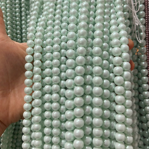 Perles en verre irisées effet aurore, givrées, de qualité supérieure, 4/6/8 mm, multicolores, pour la création de bijoux DIY, bracelets, breloques, boîte - Product Image 3