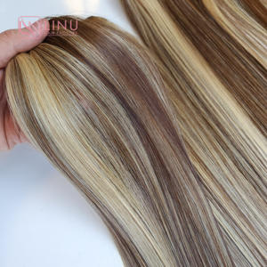 Extensions de cheveux vierges Remy du Vietnam vente de cheveux droits droits/os couleurs de surbrillance cheveux humains de haute qualité - Product Image 3