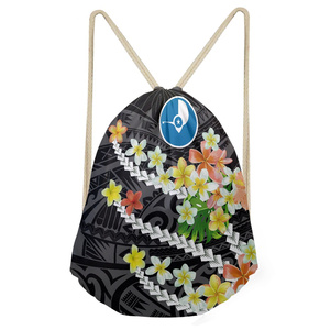 Fourniture d'usine de coquillages hawaïens personnalisés impression PVC écologique adolescents étudiant sport cartable sac à dos décontracté conception - Product Image 2