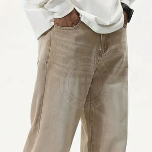 Pantalones vaqueros holgados de gran tamaño para hombre con ajuste relajado y corte recto clásico perfecto para pantalones vaqueros holgados de moda casuales y deportivos - Product Image 6