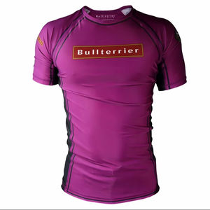 Rashguard de BJJ 2026 para Grappling, Jiu Jitsu Brasileño, MMA, Transpirable, Manga Corta, Poliéster/Nailon, Antibacterial, Secado Rápido - Product Image 1