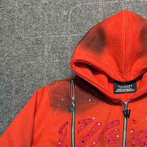 คอลเลคชั่นใหม่ เสื้อฮู้ดดี้ผู้ชายผ้าฝ้าย 100% ล้างสีแบบ Acid Wash พร้อมบริการ OEM สไตล์ใหม่ แห้งเร็ว คุณภาพสูง เสื้อฮู้ดดี้ผู้ชายล้างสีแบบ Acid Wash - Product Image 2