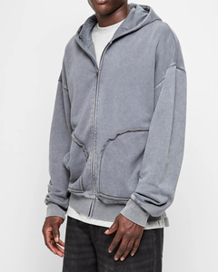 Sudadera con capucha personalizada para hombre al por mayor logotipo personalizado bordado impresión de alta calidad ODM/OEM al por mayor tamaño canguro nuevo estilo - Product Image 4