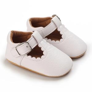 Zapatos de bebé a rayas clásicas, zapatos de cuero para niño y niña, suela de goma multicolor para niños pequeños, mocasines antideslizantes para primeros pasos - Product Image 6