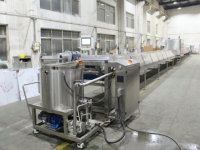 Nouvelle machine à déposer les boutons de chocolat pour les noix, haute productivité 500-1000 pièces/h