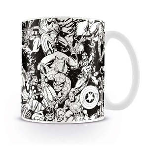 <b>Marvel</b> Comic Retro Ceramic Cup Microwave Safe Water Mug Modern Design for Business Gifts Personal Use Carton Packed Hot Thermal - Product Image 1