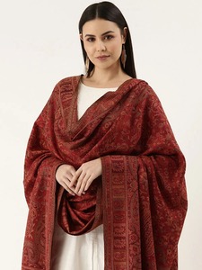 Châle de style vintage pour femmes personnalisées, laine de cachemire de haute qualité, différentes tailles disponibles, tarif de gros pour les musulmans département - Product Image 3