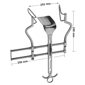 Cuchillas laterales BALFOUR retractores abdominales profundos de 105mm especiales Por GRAYROCKS ENTERPRISES Hecho en Pakistán - Product Image 1