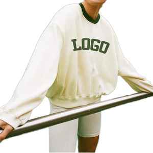 เสื้อฮู้ดดี้บุขนแกะอย่างดีระดับพรีเมียม |   เสื้อผ้าฝ้ายแท้ 100% ทรงหลวมแบบดรอปโชว์เดอร์ ขายส่ง - Product Image 1