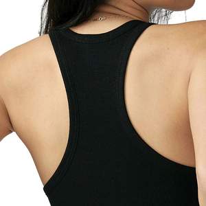 เสื้อกล้ามออกกำลังกายผู้หญิงแบบมีโลโก้ด้านหน้า ระบายอากาศได้ดี เซ็กซี่ ผ้าริบ - Product Image 6