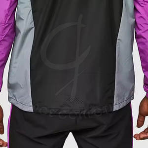 Conjuntos para correr con cierre de cremallera para color personalizado Conjuntos cortos cortavientos ligeros de alta calidad - Product Image 4