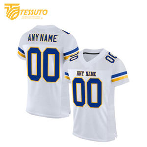 เสื้อกีฬาพิมพ์ลายทั้งหมดเสื้อฟุตบอลวินเทจคลาสสิกเสื้อยืดฟุตบอลคอวีเสื้อฟุตบอลกำหนดเอง - Product Image 1