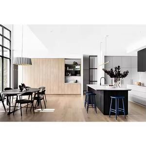 SANYANG 2025 personnalisé moderne haute brillance laque armoires de cuisine vente chaude meubles de rangement pour appareils ménagers - Product Image 1