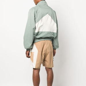 Chaqueta de chándal de nailon para hombre, conjunto de ropa de abrigo deportiva activa con estampado sólido, ropa de calle para correr al aire libre, cortavientos, venta al por mayor - Product Image 5