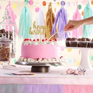 Nouveau support de gâteau en métal de luxe avec un design unique pour la décoration de table de mariage et de fête - Product Image 4