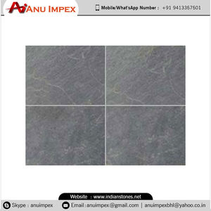 Ardoise naturelle en pierre d'ardoise noire Jakharna de style moderne pour la décoration extérieure de l'hôtel/villa - Product Image 5