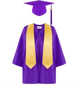 ผ้าซาตินโพลีเอสเตอร์คุณภาพสูง ปี 2025 แบบถัก พิมพ์โลโก้ตามสั่ง สวมใส่สบาย ทนทาน ระบายอากาศได้ดี สำหรับงานรับปริญญา - Product Image 2