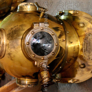 Casco de buceo pesado de acero sólido, 18 ", VINTAGE, MARK V, EE. UU., de la INDIA - Product Image 1