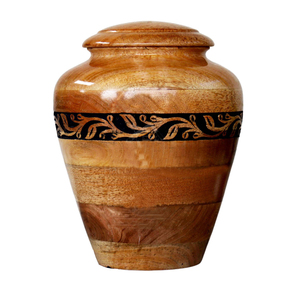 Urna de madera de nogal negro americano para cenizas, urna de cremación para cenizas, urnas de madera para adultos - Product Image 5