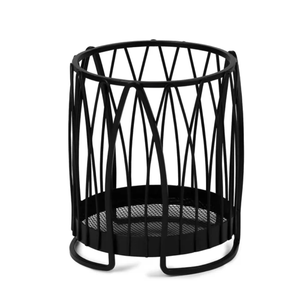Premium Quality Black Metal Round Cutlery Holder Spoon Knife Or Forks Storage For Home Restaurant - Product Image 2