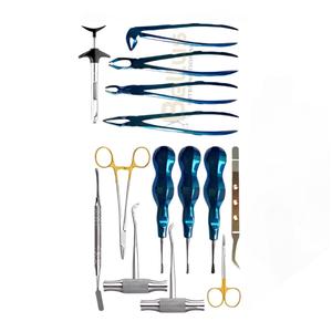 Ensemble d'instruments de chirurgie dentaire allemands en acier inoxydable de qualité supérieure, 14 pièces, pour implant dentaire professionnel, outils de chirurgie dentaire - Product Image 3