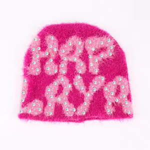 Nouvelle arrivée luxe designer hiver chapeaux mode chaud tricoté Beanie chapeaux célèbre marque hiver chaud unisexe bonnet chapeau - Product Image 4