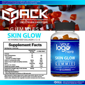 Fabriqué aux États-Unis Meilleur revendeur vendant des bonbons de qualité supérieure OEM Marque privée Collagène Vitamines Complément alimentaire Gommes pour adultes 60ct - Product Image 3