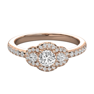18K Gold Solitaire Lab-Grown Brilliant <b>Diamond</b> <b>Ring</b> - Product Image 6