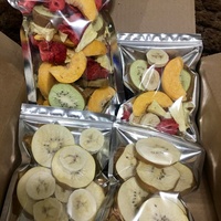 Kant-en-klare snacks voor de detailhandel, groothandelsprijs: kiwi, aardbei, banaan, mango, rode pitaya, appel, gemengd gevriesdroogd fruit