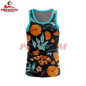 <b>Men's</b> High Quality Cotton/Polyester Sleeveless <b>Gym</b> Tank Tops Customizable O-Neck Casual Sports Shirt Good Breathability Singlet - Product Image 4