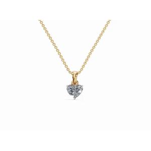 Pendentif Solitaire Cœur Boudiccas Charmant en Diamant de Laboratoire 0,500 Ct Or 9 KT 14 KT 18 KT Bijoux Fins Fournisseur OEM en Gros - Product Image 5