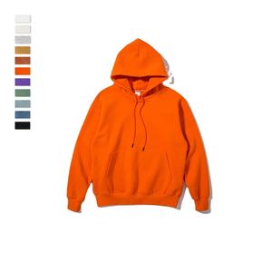 Venta al por mayor de los hombres Fitted Pullover Streetwear Sudadera con capucha multicolor de alta calidad de poliéster de lana de gran tamaño Sudaderas con capucha en blanco Logo liso - Product Image 5
