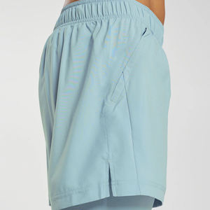 Vente en gros de shorts de fitness personnalisés pour hommes shorts de sport en coton épais molletonné shorts de gym pour hommes à motif solide shorts de course pour hommes - Product Image 5