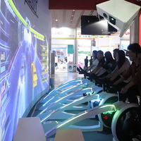Bicicleta Interactiva Inteligente, Sistema de Juego de Proyección de Ciclismo Inmersivo para Campamentos de Entrenamiento, Deportes Juveniles y Centros de Juego