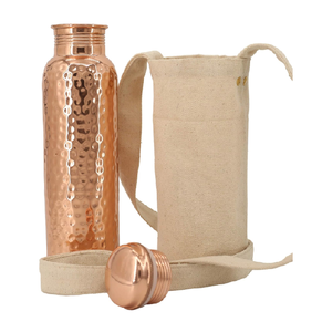 Reusable Copper <b>Water</b> <b>Bottle</b> | Zero Plastic | Ideal for Fitness Enthusiasts Copper <b>Bottle</b> With SS Lid and Square Box - Product Image 5
