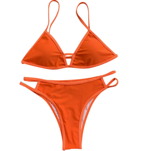 2022 nouveauté dames confortable multicolore Bikinis deux pièces chaud Sexy tricot sous-vêtements vente en gros - Product Image 2