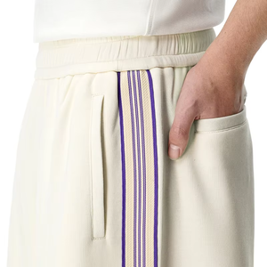 QUICKSHOW Streetwear Pantalones de pierna ancha holgados Pantalones de chándal de rayas laterales Pantalones de chándal unisex casuales con diseño apilado drapeado - Product Image 4