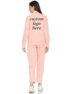 Survêtement de sport unisexe à rayures latérales avec logo personnalisé de haute qualité Ensemble de jogging Patchwork Survêtement d'entraînement femmes - Product Image 3