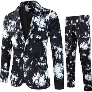 Ropa de fiesta con estampado Floral de primera calidad, vestido de 3 piezas, traje de negocios, chaqueta de boda, pantalón, graduación, cuello mandarín, trajes de esmoquin - Product Image 5