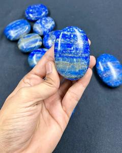 Vente chaude Fine Qualité Lapis Lazuli Cristal Poli Reiki Pierre Précieuse De Guérison pour Feng Shui Décor À La Maison Massage Vieux Artisanat Bijoux - Product Image 6