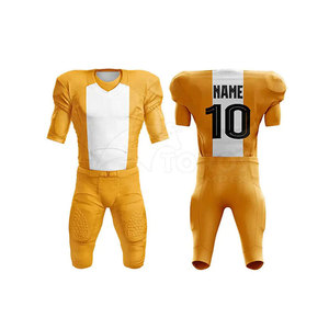 Uniforme de football américain personnalisé en gros, design léger et respirant pour l'entraînement, les matchs et l'utilisation en équipe - Product Image 2