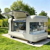 Remorque alimentaire entièrement équipée, chariot à café mobile, Piaggio Ape 50, boutique mobile, camping-car, camionnette à glaces, chariot bar mobile