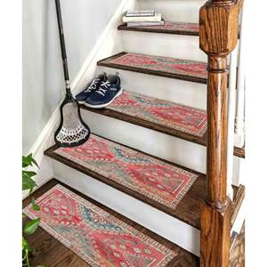 Tapis au design Kilim, Tapis à motifs ethniques, Tapis imprimé moderne et tendance, Tapis d'appoint - Product Image 1