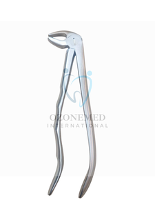 Fórceps de extracción dental de patrón inglés para premolares inferiores y caninos con mango de agarre para los dedos instrumento dental quirúrgico - Product Image 3