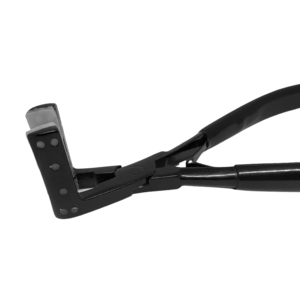 Hot Selling <b>Steel</b> Pro Tape in Hair Extension Pliers with <b>Silicon</b> Pad Plasma Black Finish Hair Extension Tools - Product Image 1